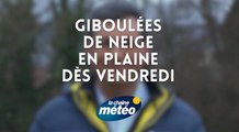 Giboulées de neige en plaine dès vendredi