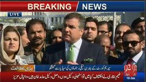 Danial Aziz Making Fun Of Naeem Bukhari & Imran Khan outside Court