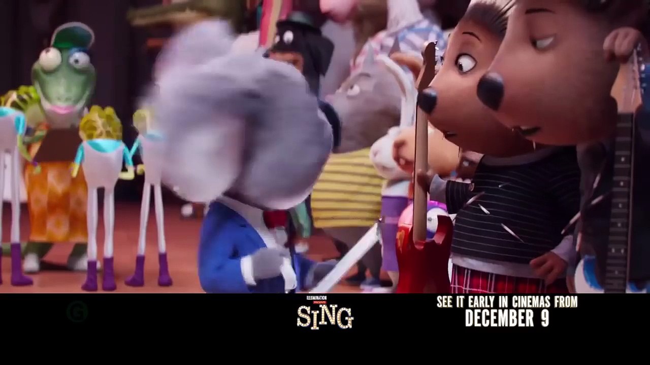 SING Moive Trailer Mini Spot #3 'Set It All Free' Hedgehog Ash - Full Song in Description-jEVFA7fuEP0