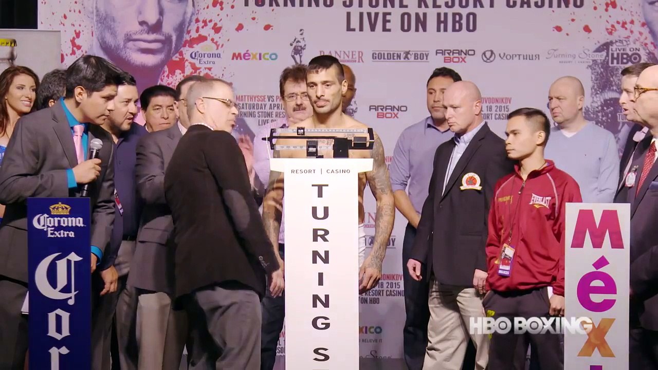HBO Boxing News - Matthysse and Provodnikov Weigh-In-fWg4wVgUq8U
