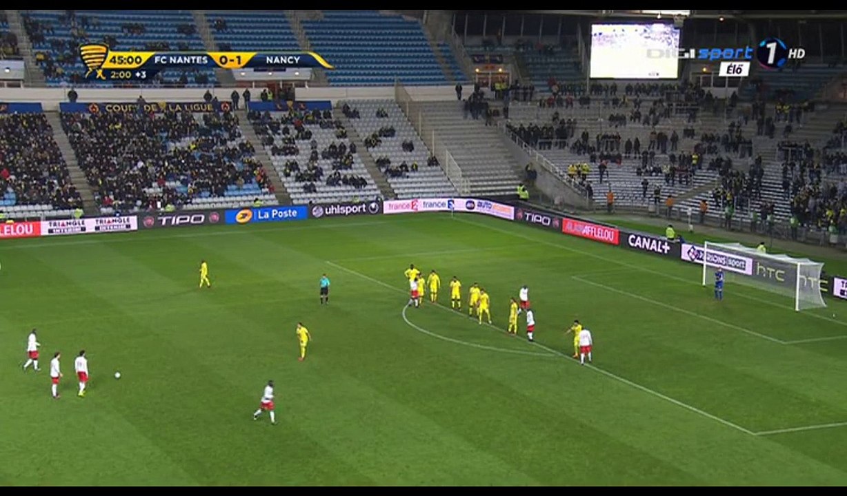 Joffrey Cuffaut Goal HD - Nantes 0-2 Nancy - 10.01.2017