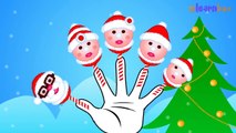 Santa Claus Lollipop Cartoons Animation Singing Finger Family Nursery Rhymes for Children