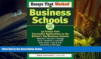 FREE [PDF]  Essays That Worked for Business Schools: 40 Essays from Successful Applications to the
