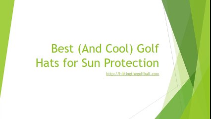 Best Golf Hats