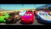 Disney Pixar Cars Lightning Mcqueen race with Rayo Dinoco Spiderman Macqueen Mater Batman Hulk