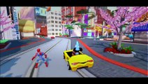 Mickey Mouse & Spiderman Superhero Play with Lightning McQueen Cars Disney Pixar Playtime For Kids !