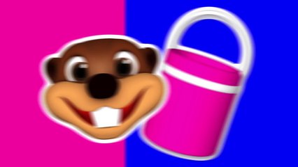 'The Paint is Pink' _ 3D Kids Nursery Song, Teach Babies Colors, Toddler Colour Learning-c1wV-joTUdY