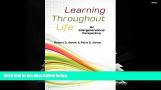 Kindle eBooks  Learning Throughout Life: An Intergenerational Perspective (Hc) (Lifespan Learning)