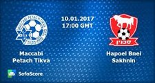 ALL GOALS HD -Maccabi Petah Tikvat1-1tSakhnin 10.01.2017