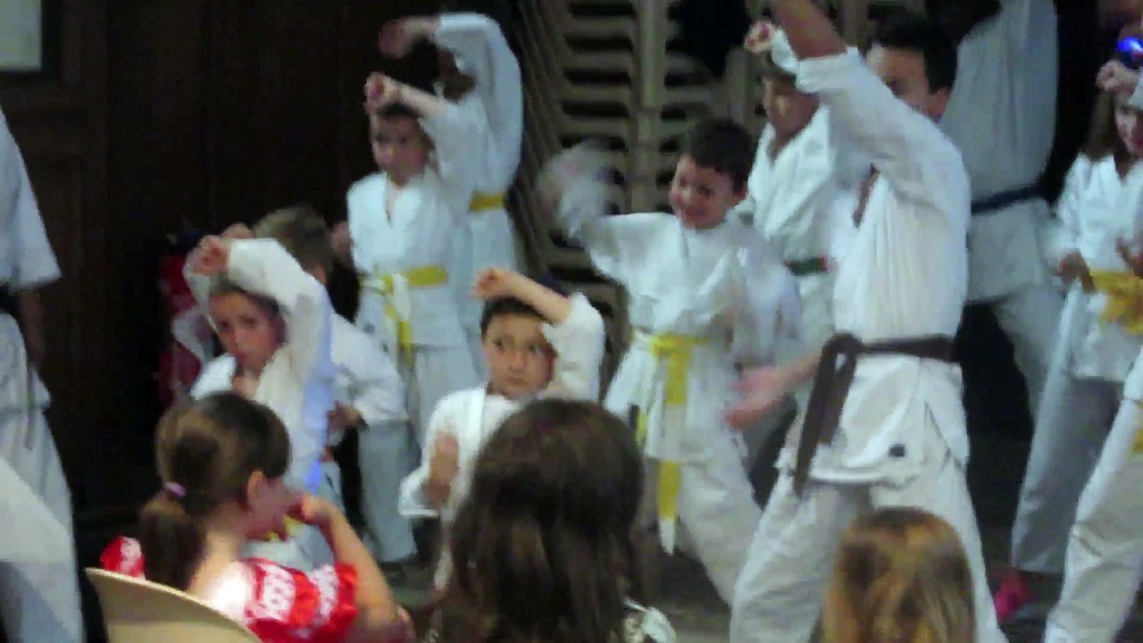 Karaté Gaëtan ceinture jaune orange