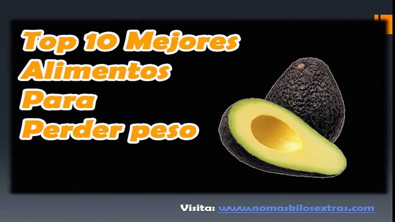 TOP 10 Alimentos Para Perder Peso y Quemar Grasa
