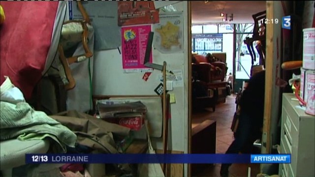 Tapissier décorateur de la vieille ville à Nancy (reportage France 3 Lorraine - 06-01-2017
