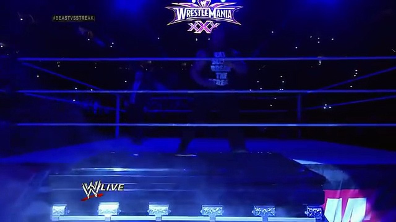 Undertaker rises from a coffin to attack Brock Lesnar_ Raw, March 1 january 2017