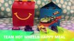 Toy Cars for Kids - Hot Wheels Happy Meal new Mcdonalds Unboxing Race Car Toys by FamilyToyReview
