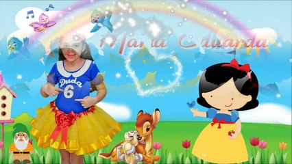 Convite Branca de Neve Cute