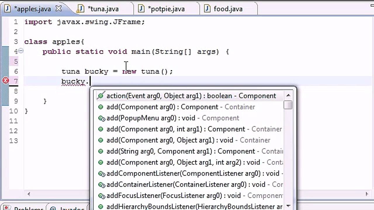 54 - Event Handler Program  Learn Best Basic Java Programming