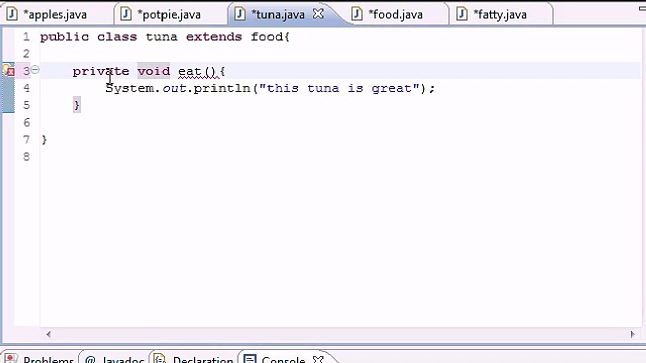 57 - Overriding Rules Learn Best Basic Java Programming