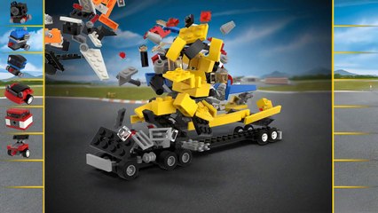 LEGO Creator - 31054 Blue Express + 31055 Red Racer + 31060 Airshow Aces