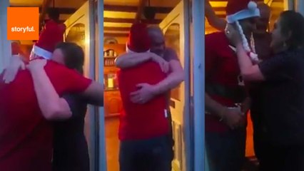 Son Returns Home to Surprise Parents
