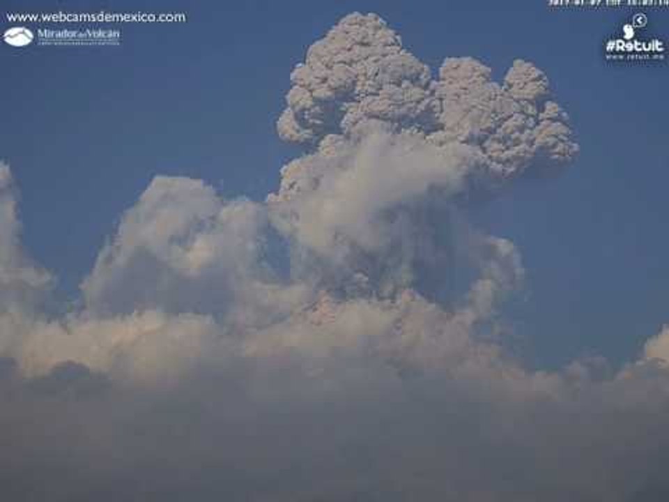 New Explosion From Colima Volcano Captured on Camera