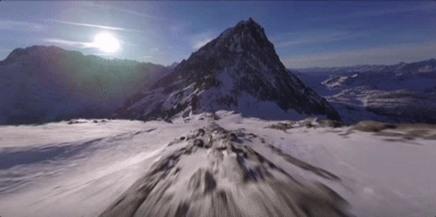 Incredible Aerial Footage of Swiss Alps Almost Looks Like CGI