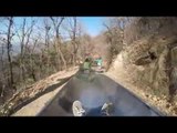 Sledding Down the Great Wall of China