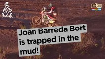 Stage 8 - Top moment: Joan Barreda Bort is trapped in the mud! - Dakar 2017