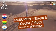 Resumen de la Etapa 8 - Coche/Moto - (Uyuni / Salta) - Dakar 2017