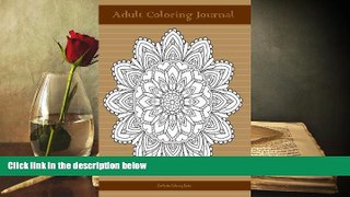 Kindle eBooks  Adult Coloring Journal (brown edition): Journal for Writing, Journaling, and