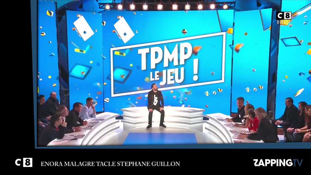 TPMP : Stéphane Guillon "part en courant" en voyant Enora Malagré (vidéo)