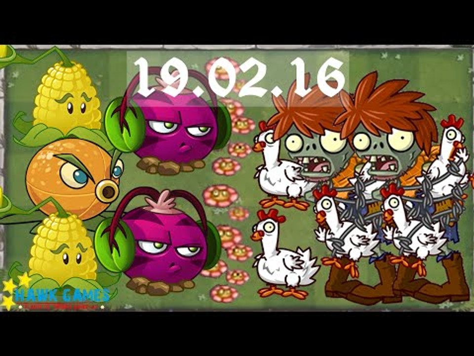 Plants vs. Zombies 2 - Modern Day Piñata Party (February, 19 2016) [4K 60FPS]