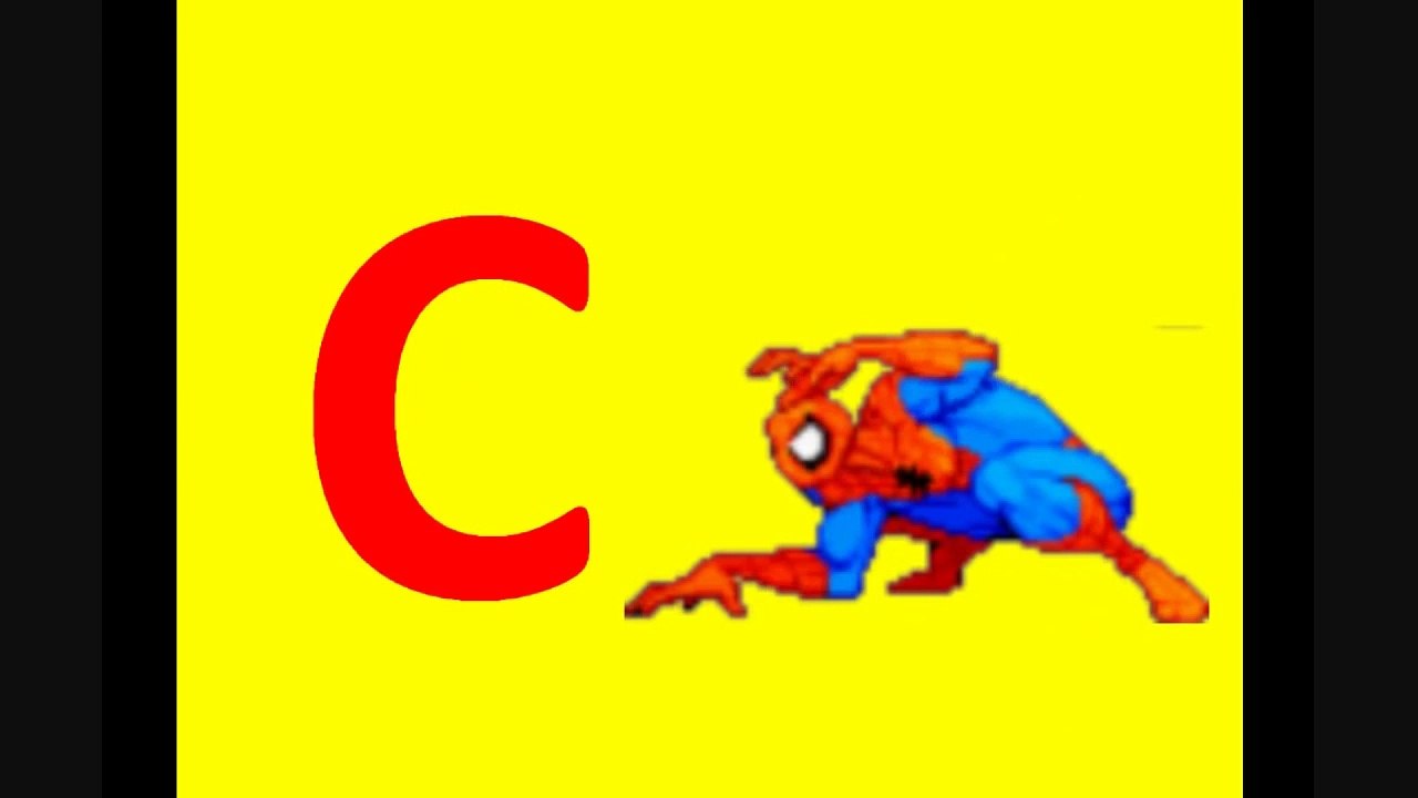 Abc Alphabet with Spiderman - abcdefghijklmnopqrstuvwxyz Song - ABC Song for baby
