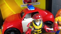 IMAGINEXT RESCUE HEROES FIREHOUSE WITH FIRE FIGHTERS EMERGENCY VEHICLE FROM FISHER PRICE - UNBOXING