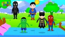 Finger Family Collection | Spiderman Finger Family (Batman Vs Superman) Finger Family (Hulk)