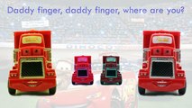 Cars Finger Family Song Daddy Finger Nursery Rhymes Mack McQueen Mater Francesco