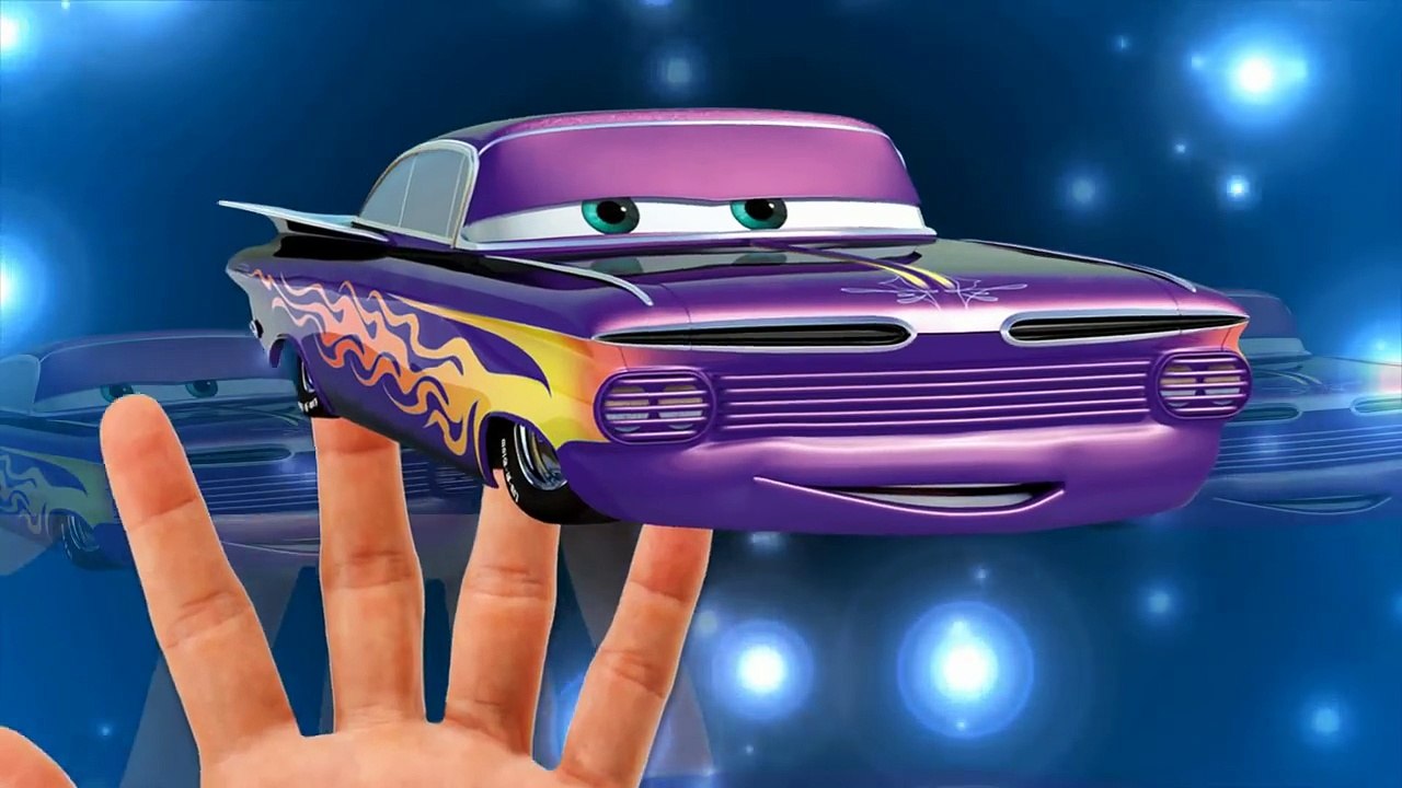 Disney Cars Cartoon Finger Family Rhymes For Children | Disney Cars Finger Family Nursery Rhymes