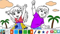 Nick Jr Games - Coloring Book - Coloring Book Dora
