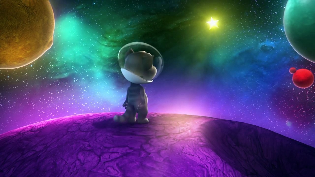 Talking Tom Shorts ep.28 - Tangled in Space (Planet Hop)-XmX8M03pISo