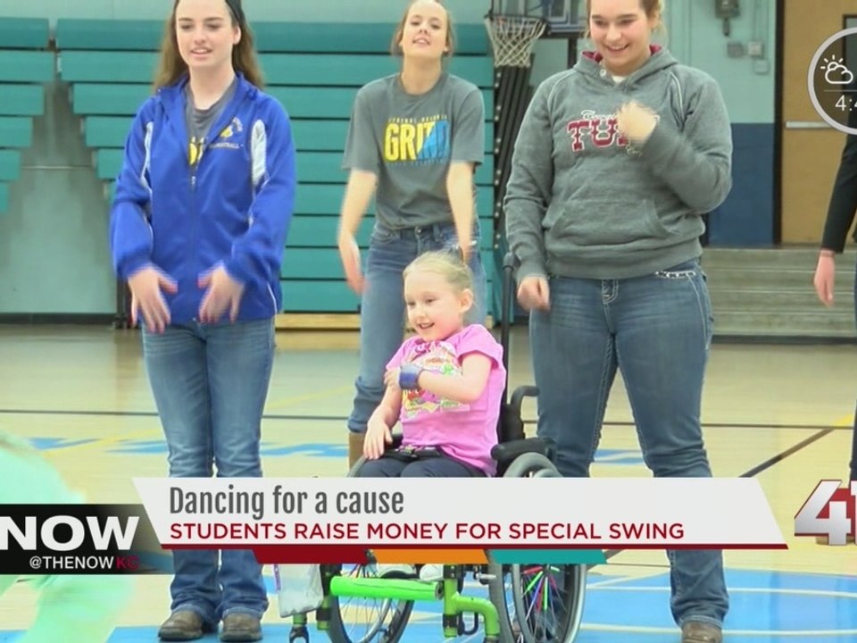 Students dancing for a cause