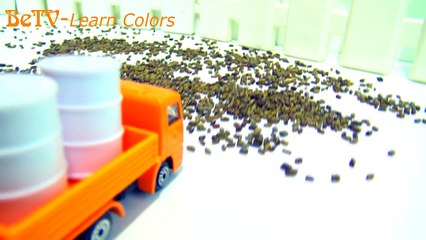 Teaching colors for kids - Learn colors with dump truck toys for children -  learning-PBUaBpYKSTA