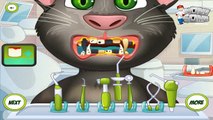 Talking Angela and Talking Tom at the Dentist with Bonus - Cartoon Games Kids TV