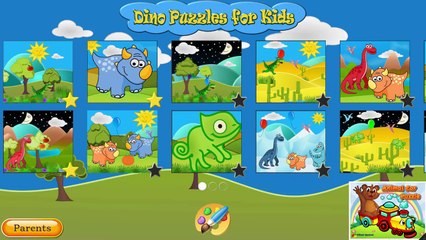 Dino Puzzle Game For Kids   Fun Dinosaur Puzzle For Kids