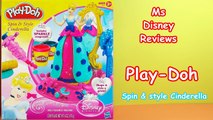 Play-Doh Disney Princess Spin & Style Cinderella Set - Hasbro- MsDisneyReviews
