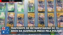 Traficante de metanfetamina de 15 anos da Austrália preso pela polícia.
