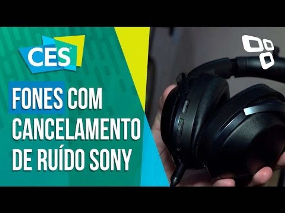 Fones de ouvido com cancelamento de ruído são aposta da Sony - CES 2017 - TecMundo