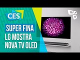 Super fina! LG mostra nova TV OLED - CES 2017 - TecMundo