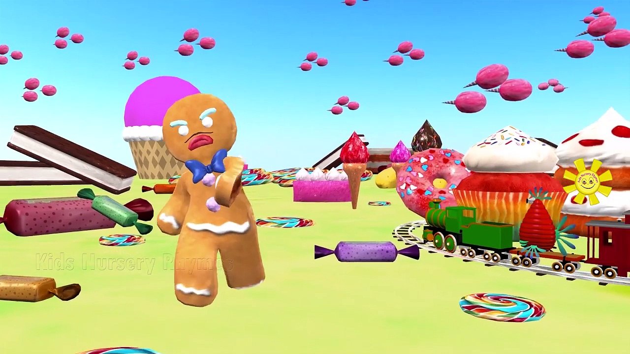 Gingerbread Man Finger Family Rhymes | Gingerbread Man Finger Family 3D Animation Rhymes For Kids