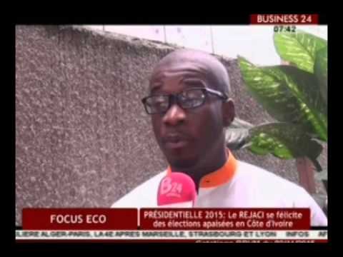 Business 24 Focus Eco Le REJACI se felicite des elections apaisees en Cote d'Ivoire