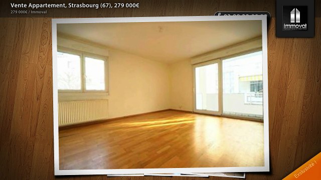 Vente Appartement, Strasbourg (67), 279 000€