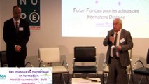 Les impacts du numérique en formation - Conclusion par Jacques BAHRY, Président du FFFOD -  Forum Français pour les acteurs des Formations Digitales
